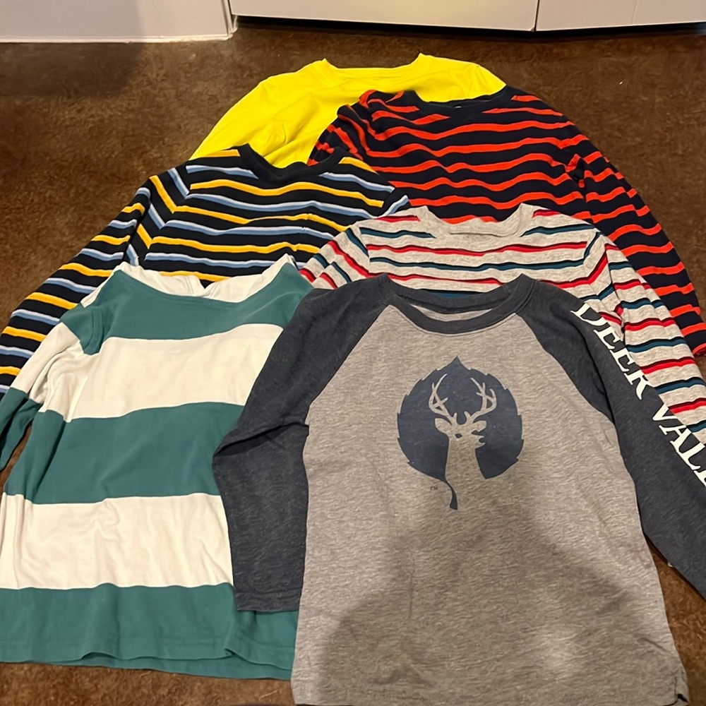 4/5T long sleeve lot (6 shirts)
